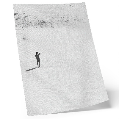 Foto su tela Minimalismo, solitudine, spazio, pace.