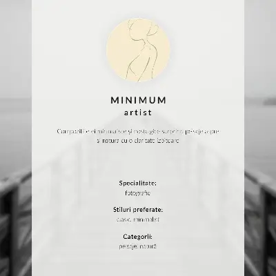 Poster molo in bianco e nero con acque calme e paesaggio minimalista