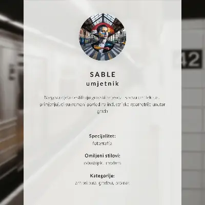 Poster moderna piattaforma della metropolitana con spazio architettonico dinamico