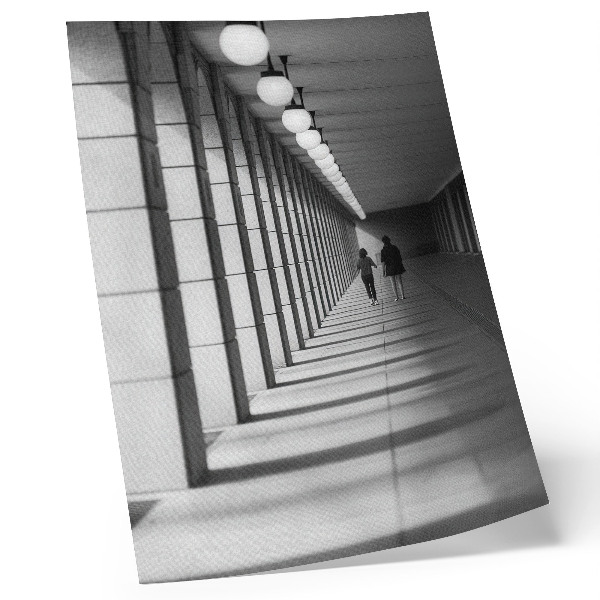 Poster Architettura moderna, lunghe ombre, simmetria