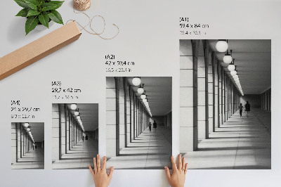 Poster Architettura moderna, lunghe ombre, simmetria