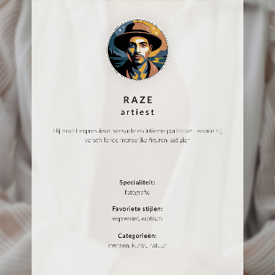Poster Il ritratto di una donna piena di emozioni