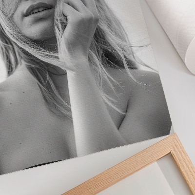Poster Il ritratto di una donna piena di emozioni