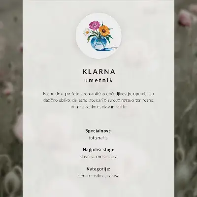 Poster con papaveri dai toni pastello che evocano un'atmosfera romantica di fiori delicati