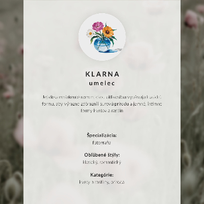 Poster papaveri pastello, atmosfera romantica, fiori delicati