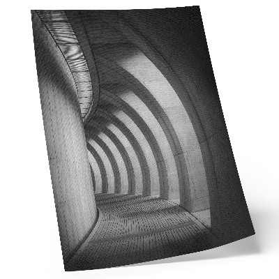 Foto su tela Spazio futuristico, eleganza in bianco e nero