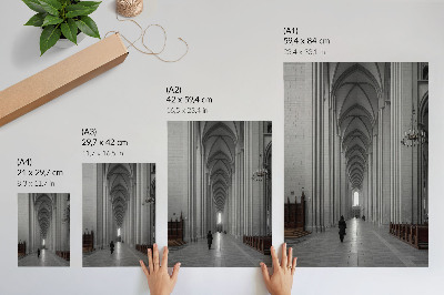Poster Architettura gotica con maestose colonne