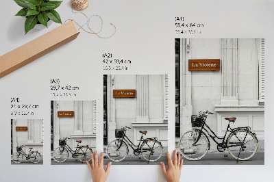 Stampa su tela Bicicletta elegante e architettura classica.