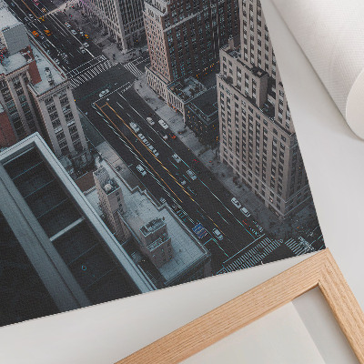 Poster Grattacieli moderni sulle strade di New York