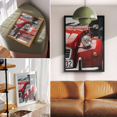 Poster Auto d'epoca, dettagli espressivi, atmosfera retrò