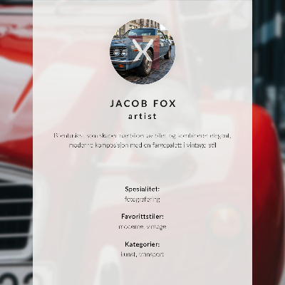 Poster Auto d'epoca, dettagli espressivi, atmosfera retrò