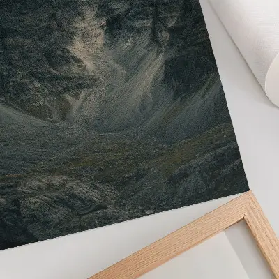 Foto su tela cime montuose maestose e natura incontaminata