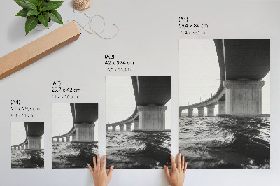 Foto su tela Architettura minimalista dei ponti, modernità