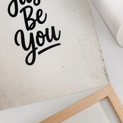 Foto su tela con design minimalista ed elegante a contrasto bianco e nero