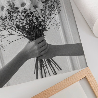 Stampa su tela Fiori delicati minimalismo eleganza sottigliezza