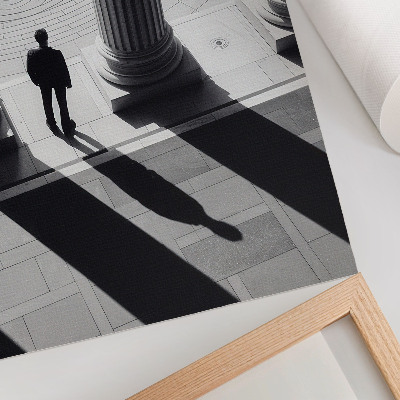 Poster Ombreggiature delle colonne nell'architettura minimalista