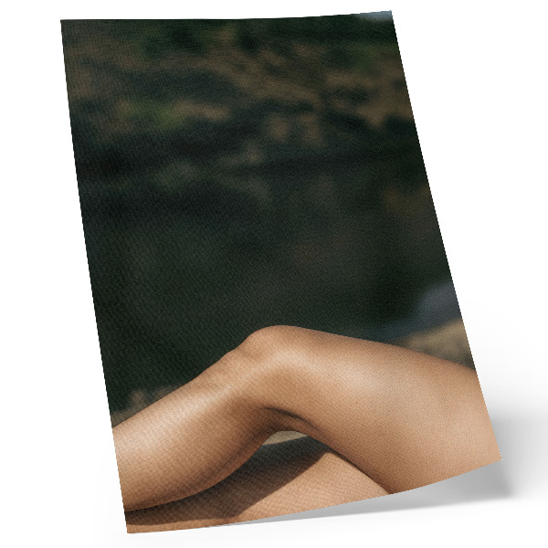 Foto su tela Bellezza minimalista in un contesto naturale