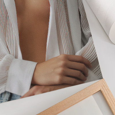 Foto su tela Una composizione armoniosa e sensuale di linee delicate.
