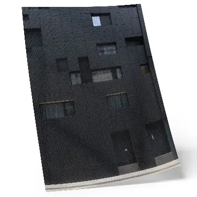 Stampa su tela facciata minimalista con forme geometriche armoniose