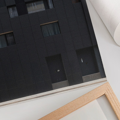 Stampa su tela Facciata minimalista, forme geometriche armoniose