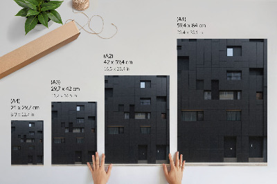 Stampa su tela Facciata minimalista, forme geometriche armoniose