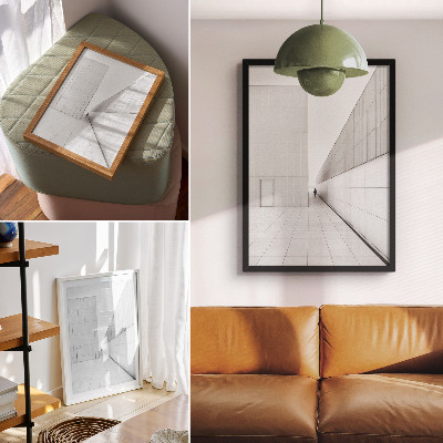 Stampa su tela Architettura geometrica minimalista