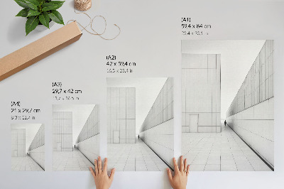 Stampa su tela Architettura geometrica minimalista