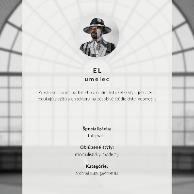 Foto su tela muri geometrici grigi, figura minimalista