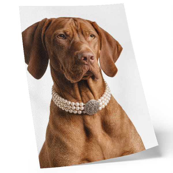 Poster Elegante collana per cani con finitura lussuosa