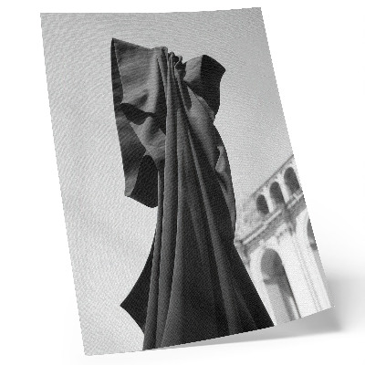 Foto su tela Composizione minimalista di architettura tessile
