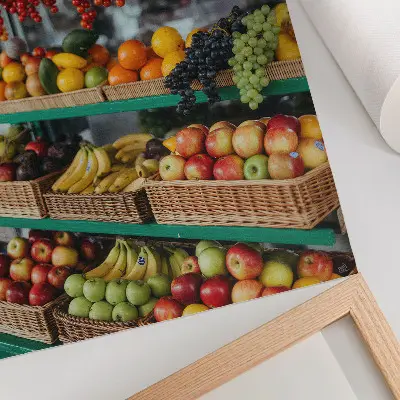 Foto su tela frutti colorati con il profumo della tradizione e l'atmosfera della natura