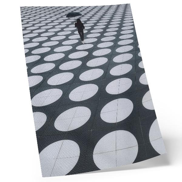 Poster Motivi geometrici in contrasto bianco e nero