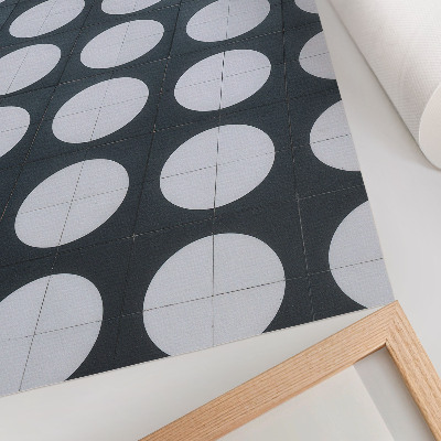 Poster Motivi geometrici in contrasto bianco e nero