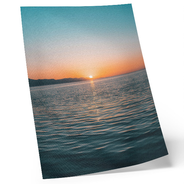 Poster Tramonto sull'acqua, un paesaggio estremamente armonioso