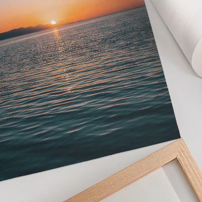 Poster Tramonto sull'acqua, un paesaggio estremamente armonioso