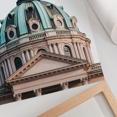 Stampa su tela Imponenti dettagli della cupola in architettura classica