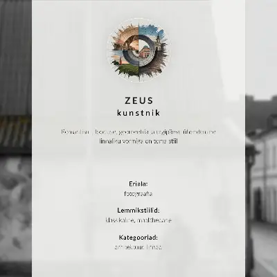 Stampa su tela case popolari colorate con arcobaleno e cielo nuvoloso