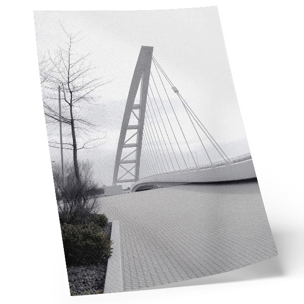 Poster Struttura di ponte moderna e minimalista