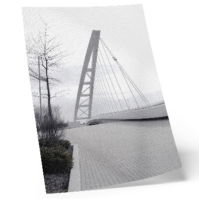 Poster Struttura di ponte moderna e minimalista