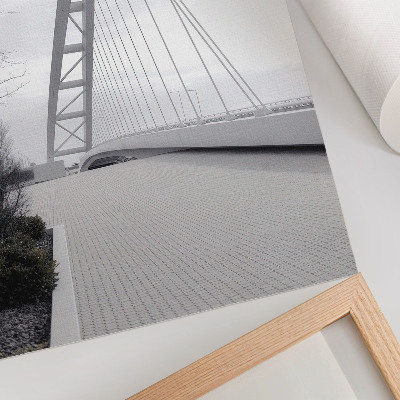 Poster Struttura di ponte moderna e minimalista
