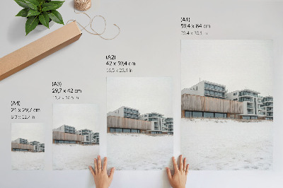 Poster Edifici moderni, architettura minimalista