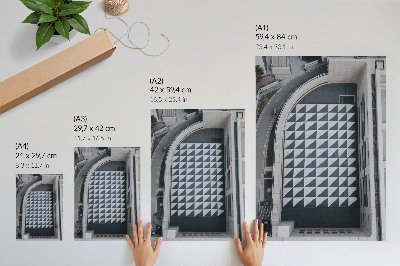Stampa su tela Eleganti motivi geometrici, architettura futuristica