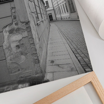 Foto su tela Facciate di edifici antichi, dettagli architettonici