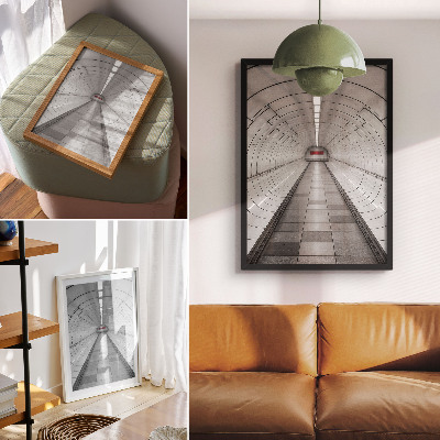 Stampa su tela Illuminazione da soffitto futuristica e moderna