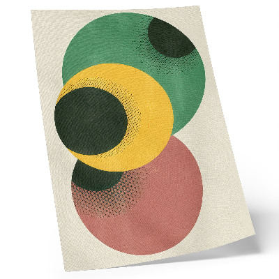 Foto su tela Cerchi accattivanti dai colori vivaci