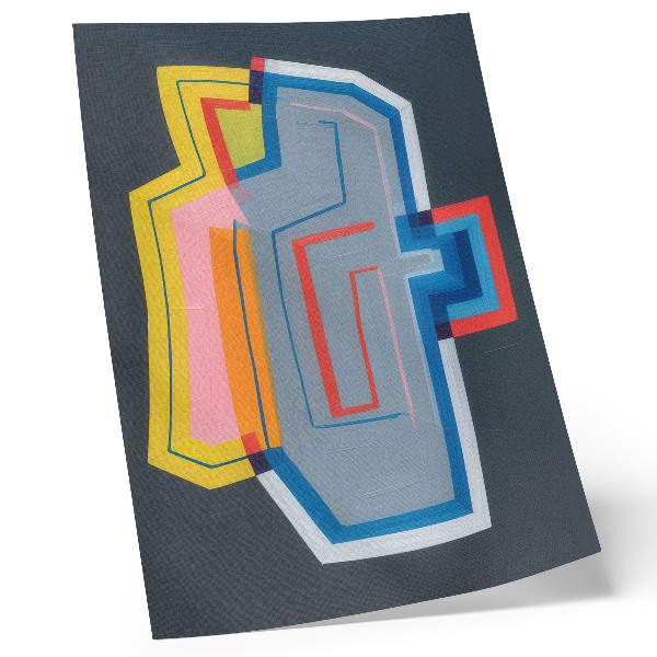 Poster Forme astratte, colori energici, modernità