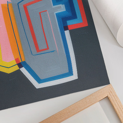 Poster Forme astratte, colori energici, modernità