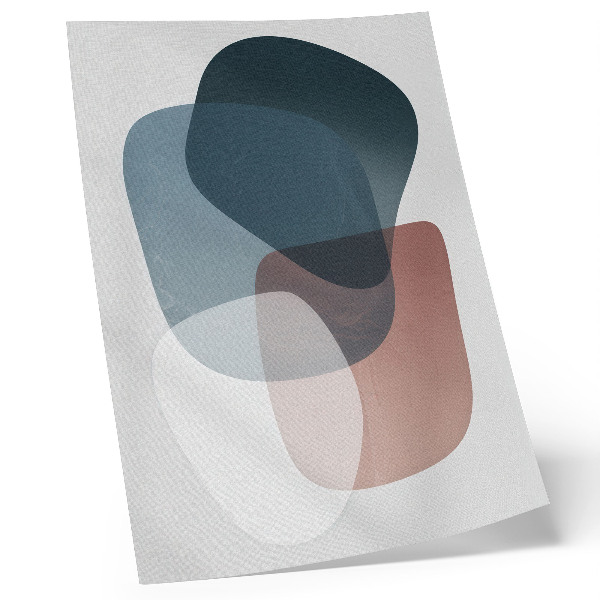 Poster Forme compenetranti, eleganza, minimalismo