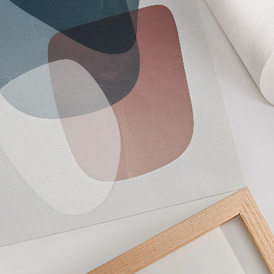 Poster Forme compenetranti, eleganza, minimalismo