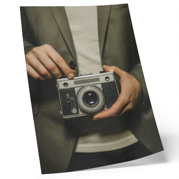 Stampa su tela Maniglie della fotocamera retrò, elegante stile retrò